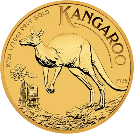 Australijski Kangur 1/10 uncji złota