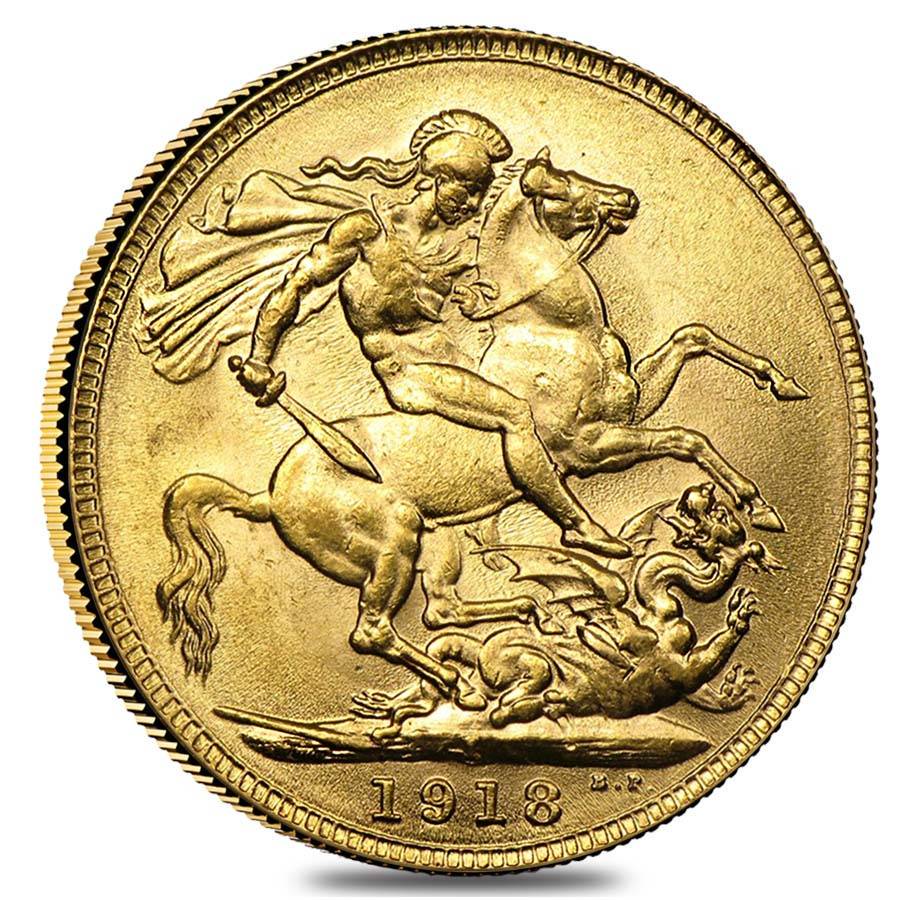Złoty Suweren – Jerzy V 1918