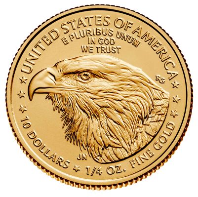 Amerykański Orzeł 1/4 uncji złota