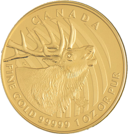 Kanadyjski Zew Natury – Jeleń 2017 1 uncja złota